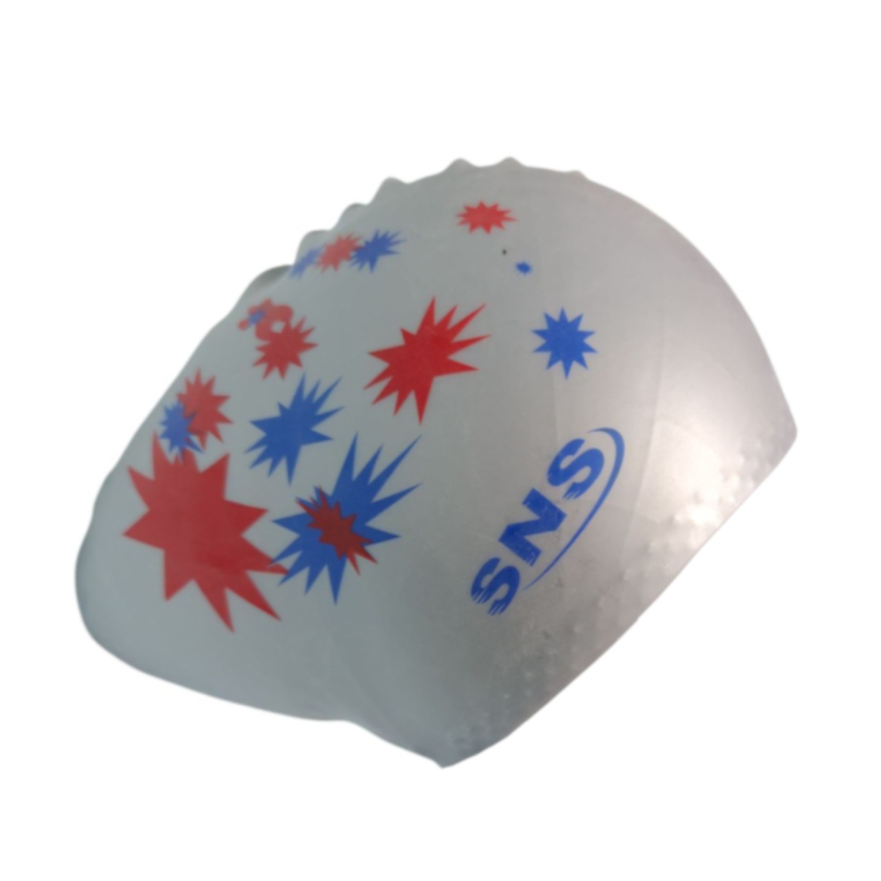 Шапочка для плавання для довгого волосся SNS KW-2СЕ silver galaxy