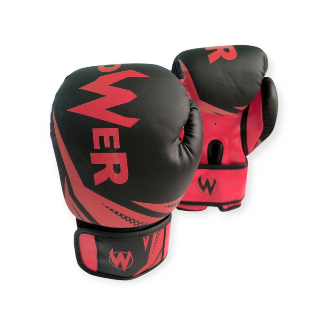 Рукавички боксерські POWER червоні 12 унцій POW-W-Red-12