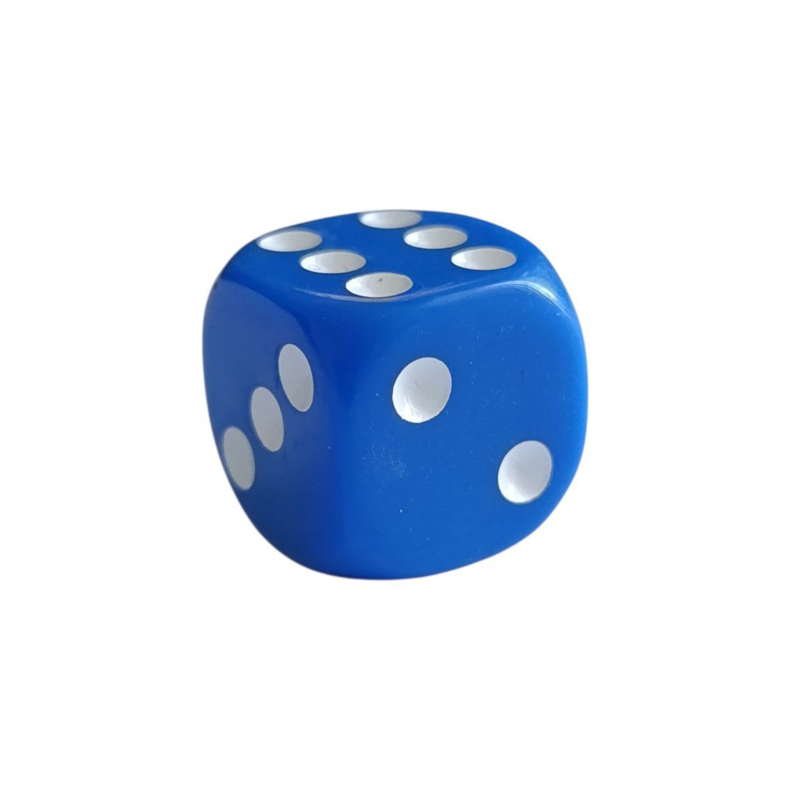 Кубик гральний 16 мм блакитний TZ-16Y-Blue+