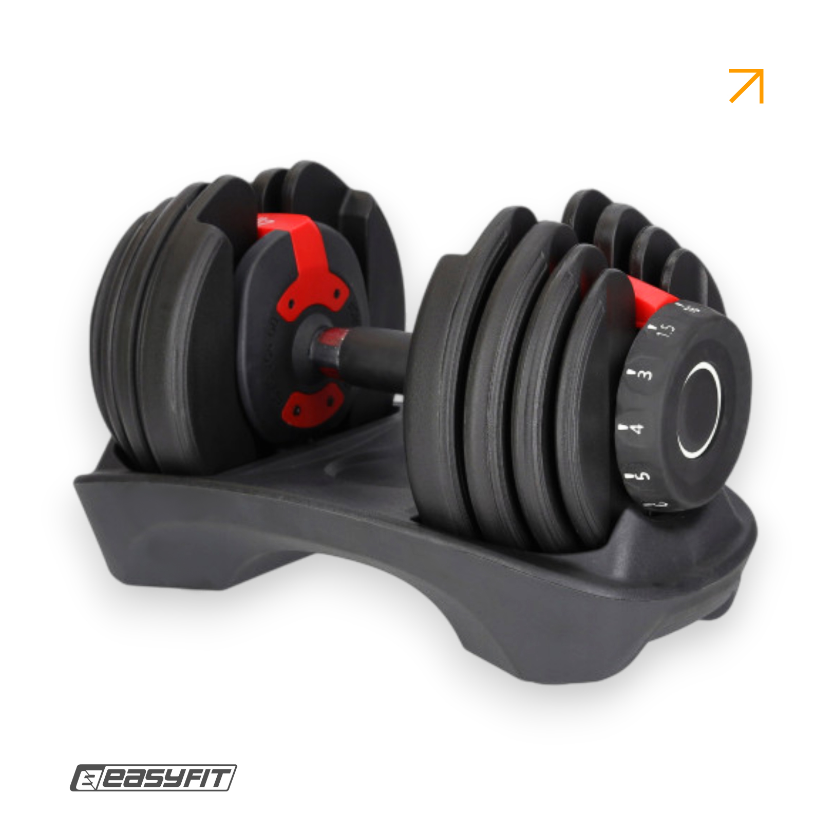 Гантель набірна EasyFit 1,5–16 кг
