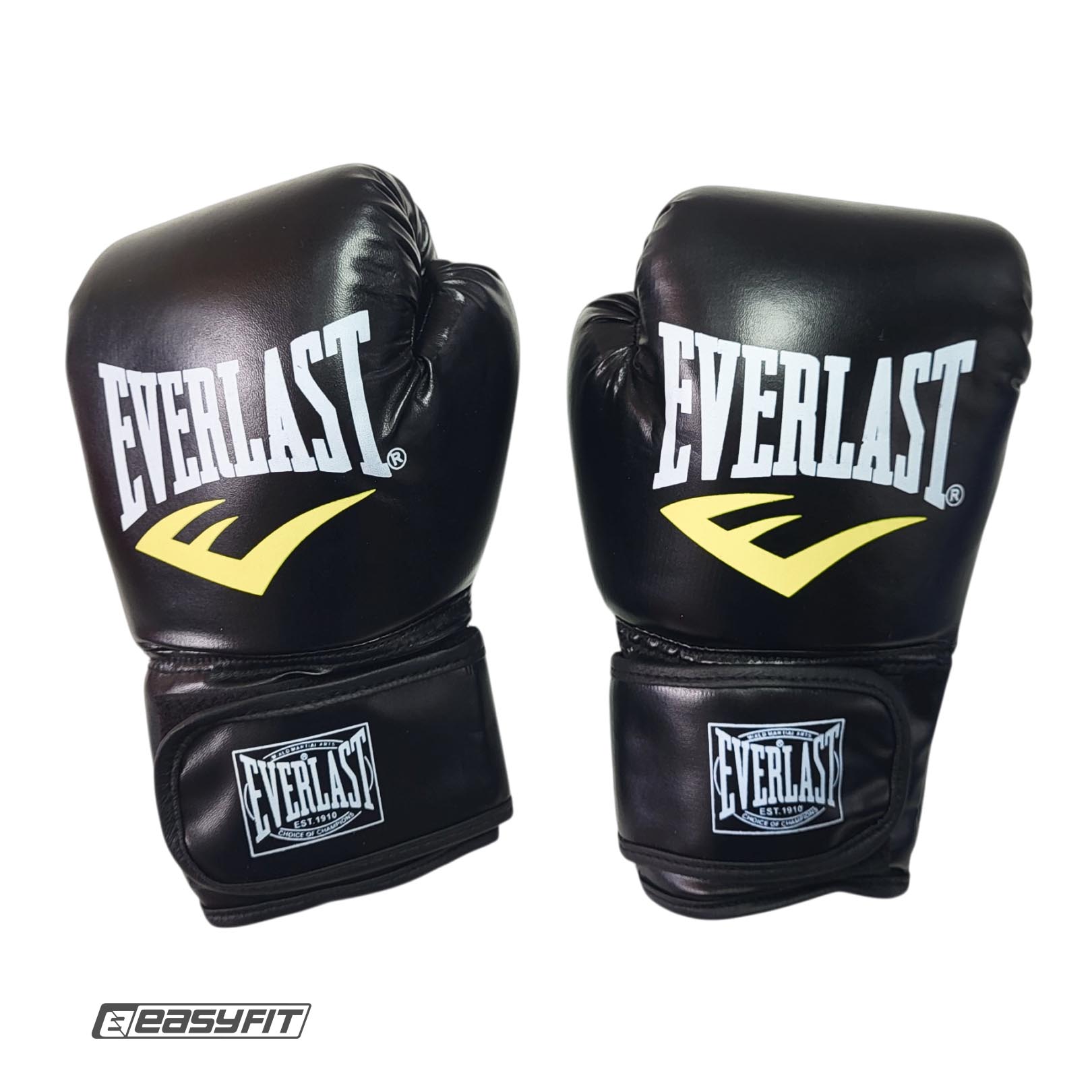 Боксерські рукавички Everlast 12 унцій (12 oz) чорні
