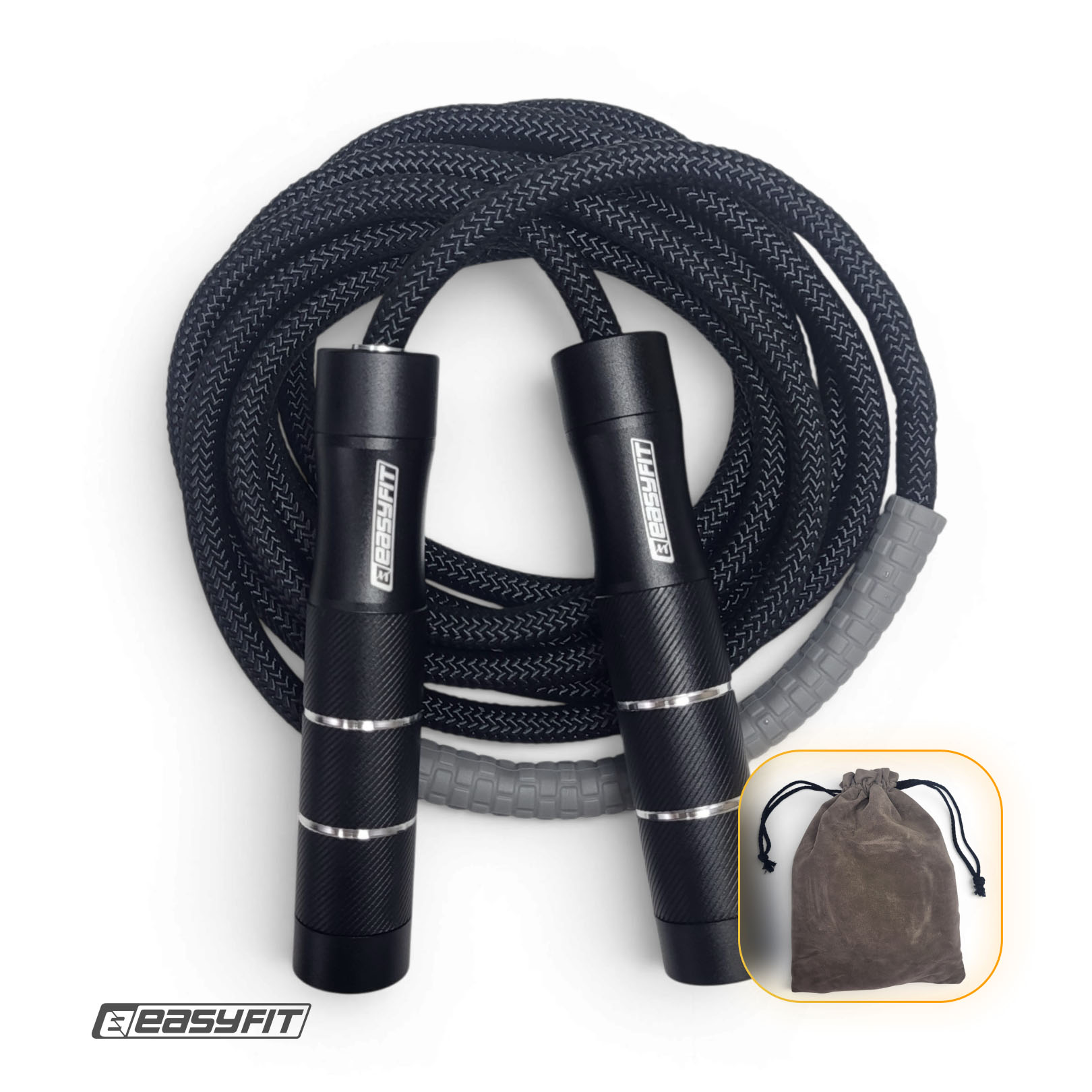 Швидкісна скакалка для боксу 2 в 1 EasyFit CrossPower