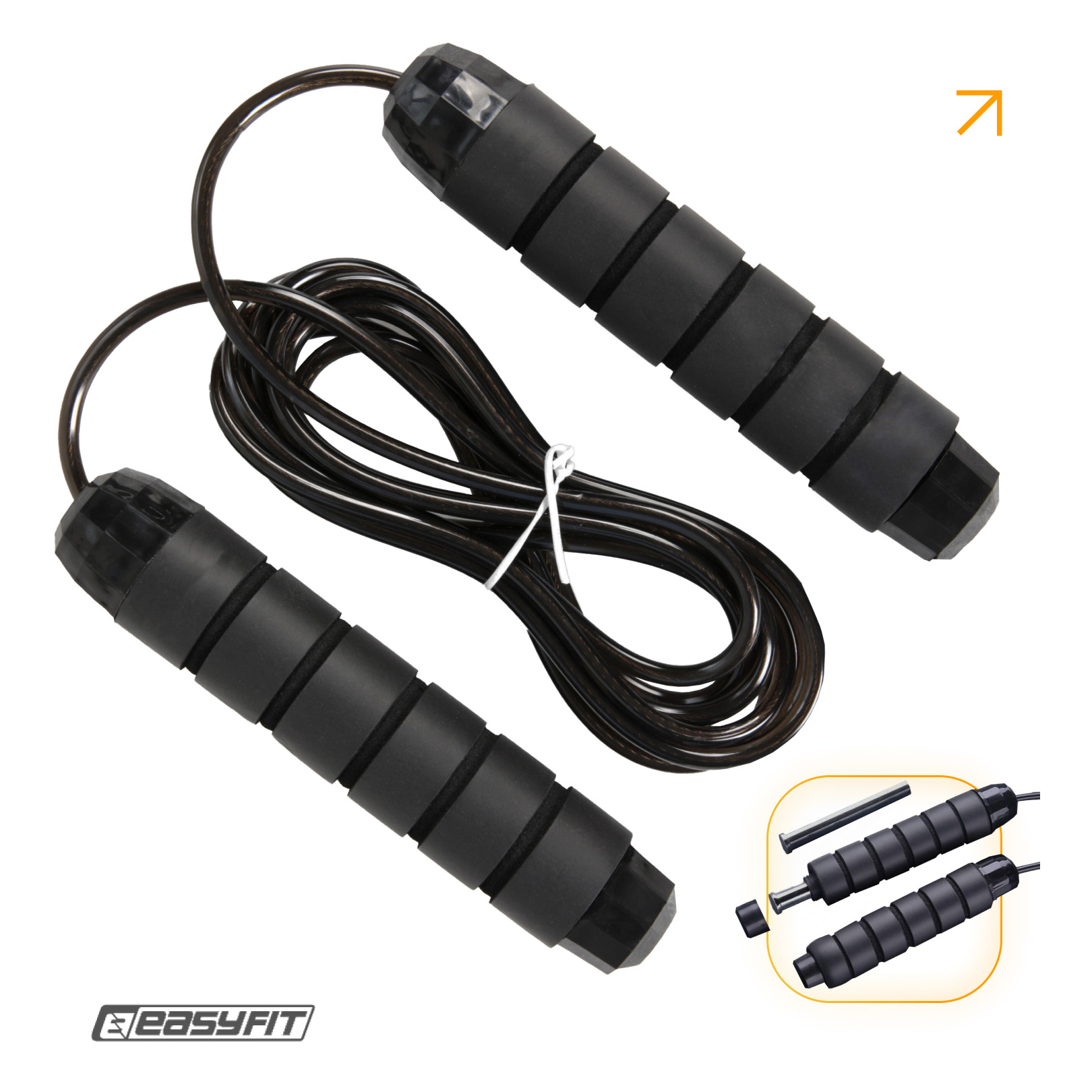 Скакалка з обважнювачем EasyFit