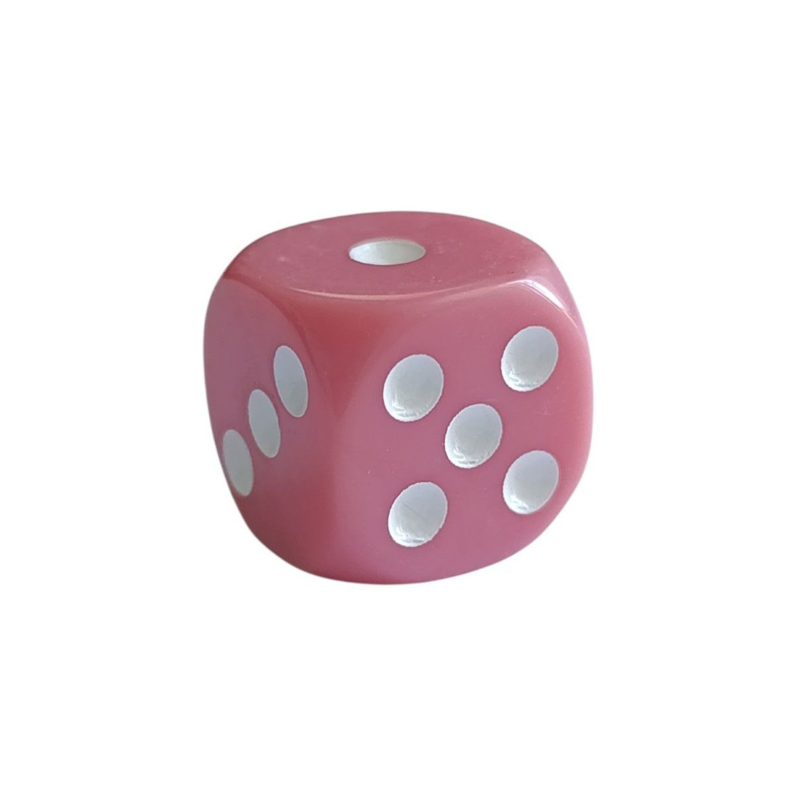 Кубик гральний 16 мм рожевий TZ-16Y-Pink
